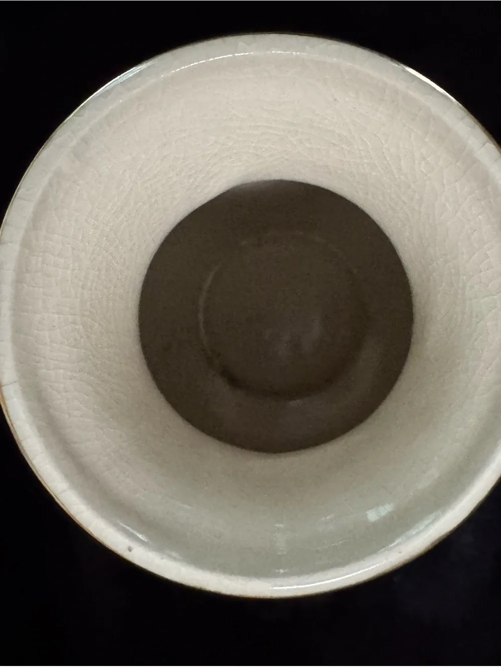 Vintage Japanese Hand Painted Chrysanthemum Vase – Crackle Glaze Porcelain